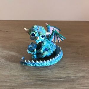 Limited Edition Franklin Mint Mood Dragon - Gloomy